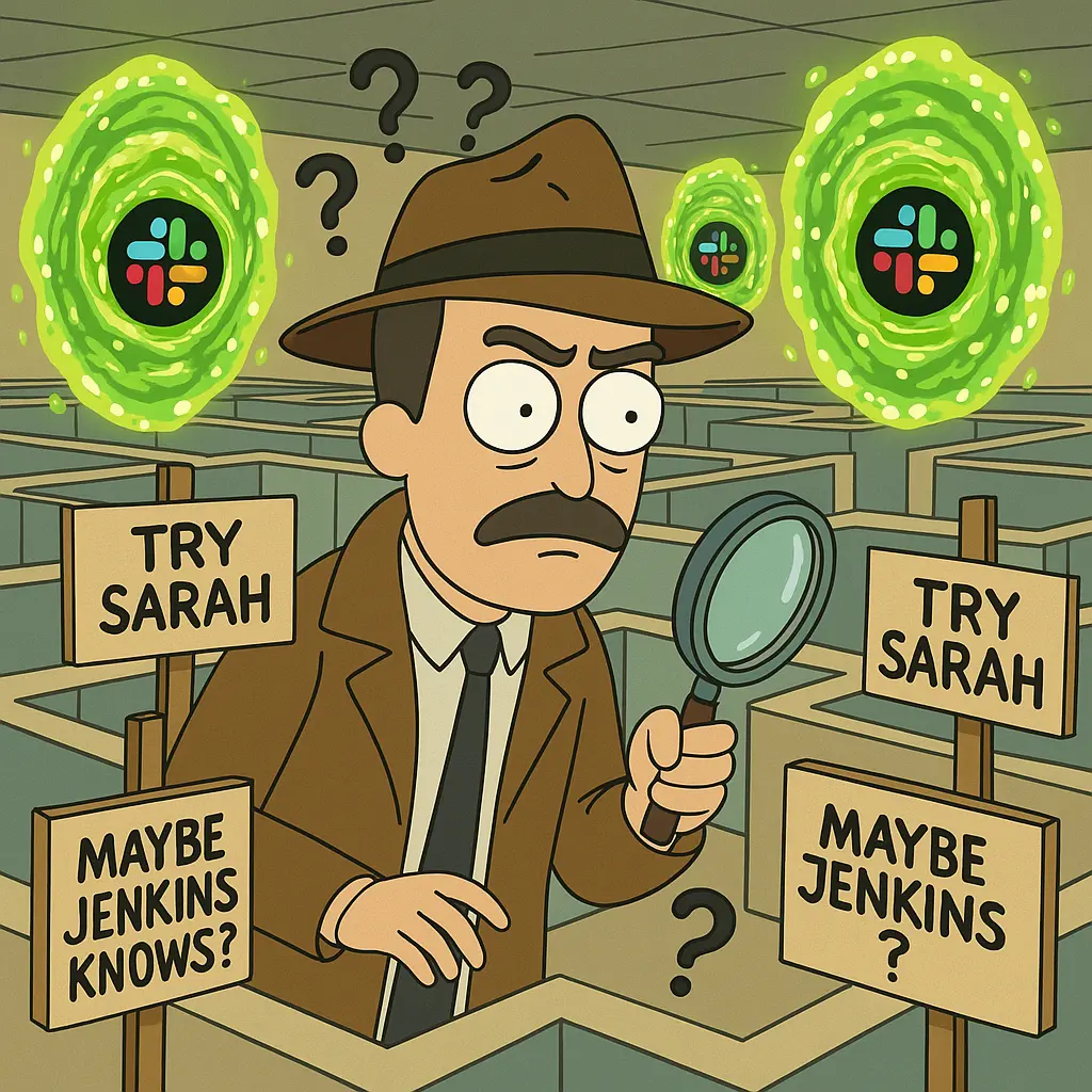 You enjoy hunting for the right person to ask