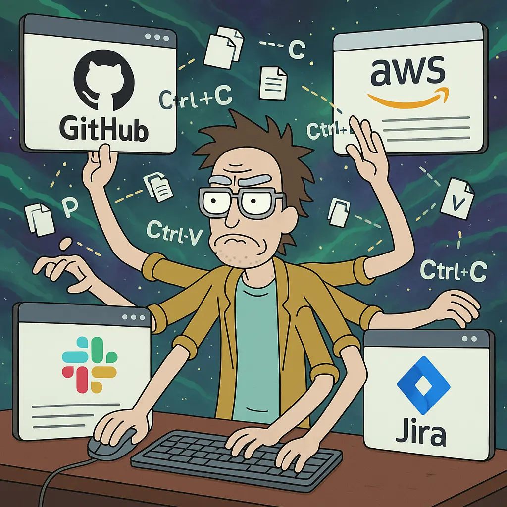 You love copy-pasting between 10 different tools